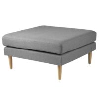 Unit 10 modulsofa - L42 Firhøj - Grå puf